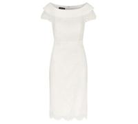 APART Fashion Damen Apart Kurzes Hochzeitskleid mit Carmen- Ausschnitt Kleid (1er Pack)