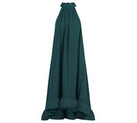 APART Fashion Damen Babydoll Chiffon Kleid, hoher Halsausschnitt, asymmetrischer Saum, Geraffter Volant, fließendes Midikleid in A-Linie, ärmelloses voll gefüttertes Sommer Abendkleid