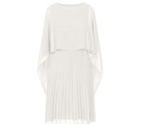 APART Fashion Damen Cocktailkleid mit Chiffon-Umhang, Plissiertes Midikleid, kurzes Hochzeitsgastkleid, ärmelloses formelles Kleid, fließendes Abendkleid, Partykleidung & Outfit für besondere Anlässe