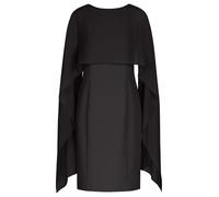 APART Kleid mit Chiffonstola aus Einer leicht strukturierten Ware und angearbeitetem Cape, schwarz, 42