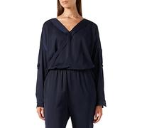 APART Fashion Damen Jumpsuit Work Navy, Blau (Marine), 38