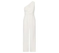 APART Fashion Damen One-Shoulder-Overall, eleganter Overall mit weitem Bein, stilvolles Abendoutfit, formelle Partykleidung, ärmelloser Hosenanzug mit Taschen, Sommer langer Playsuit
