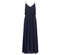 APART Fashion Damen Plissee-Maxi-Kleid, V-Ausschnitt Sommer Partykleid rückenfrei, Spaghetti-Träger, Elegantes Abendkleid, fließendes formelles Outfit, Hochzeitsgast & Partykleidung