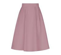 APART Fashion Damen Satin A-Linien-Rock, fließender Midirock mit hoher Taille, eleganter Faltenrock mit Taschen, formelles Party-Outfit, Rock für Hochzeitsgäste, Cocktail- und Abendmode