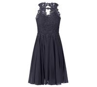 APART Fashion Damen Spitze Cocktailkleid, ärmelloses Partykleid, knielanges Chiffonkleid, Rückenausschnitt, bequemes Abendkleid, Elegantes Hochzeitskleid & Sommerpartykleid