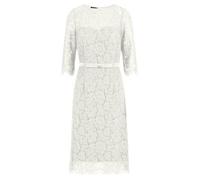 APART Spitzenkleid mit Schleifen-Gürtel, Creme, 44