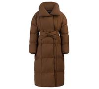 APART Fashion Damen Winterjacke, Langer gefütterter Mantel mit Gürtel, wadenlange warme Jacke, normale Passform Steppmantel, Outdoor Jacke mit Innentaschen, ideal für den Alltag bei kaltem Wetter