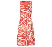 APART kurzes Kleid aus Jersey-Stoff, Allover mit grafischem Print, Koralle-Multicolor, 36