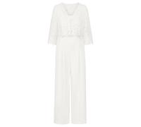 Apart - Hochzeitsoverall mit Spitzenjäckchen - Größe 38 - creme