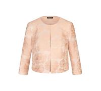 APART Jacquard Bolero aus mattglänzendem Jacquard mit Allover Blumen, Rose, 46