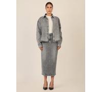 APART Jeanshemd in Grau - Größe 38 | Damen Blusen