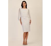 Apart - Kleid mit Chiffoncape - Größe 42 - creme