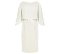 Apart - Kleid mit Chiffoncape - Größe 34 - creme