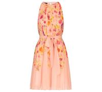 APART kurzes Plisseekleid aus leicht körnigem, bedrucktem und plissiertem Chiffon, Rose-Multicolor, 38