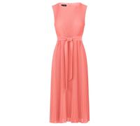 APART Midi-Plisseekleid in Midi Länge mit Allover Plissee Falten, Koralle, 38