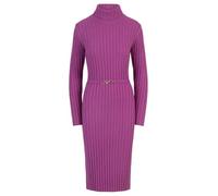 APART Midistrickkleid mit Gürtel, lila, 36