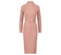 APART Midistrickkleid mit Gürtel, Mauve, 42