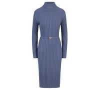 APART Midistrickkleid mit Gürtel, Mittelblau, 42