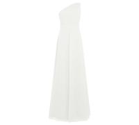 Apart - One-Shoulder Chiffonkleid - Größe 40 - creme