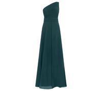 Apart - One-Shoulder Chiffonkleid - Größe 42 - grün
