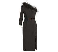 Apart - One-Shoulder Cocktailkleid - Größe 42 - schwarz