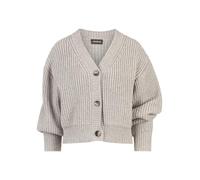 APART Oversized Strickjacke mit Knopfleiste, Graumeliert, 40/42