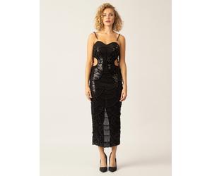 APART Paillettenkleid in Schwarz - Größe 42 | Damen Kleider