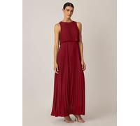 APART Plisseekleid in Bordeaux - Größe 36 | Damen Kleider