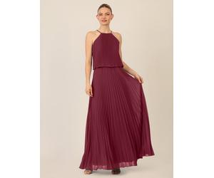 APART Plisseekleid in Bordeaux - Größe 46 | Damen Kleider