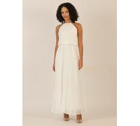 APART Plisseekleid in Creme - Größe 42 | Damen Kleider