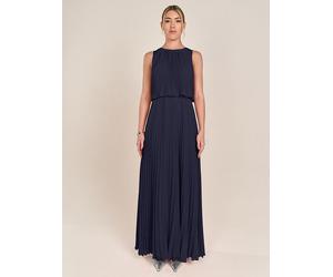 APART Plisseekleid in Dunkelblau - Größe 38 | Damen Kleider