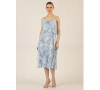 APART Plisseekleid in Hellblau - Größe 38 | Damen Kleider