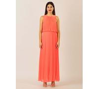 APART Plisseekleid in Koralle - Größe 42 | Damen Kleider