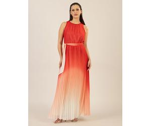 APART Plisseekleid in Koralle - Größe 42 | Damen Kleider