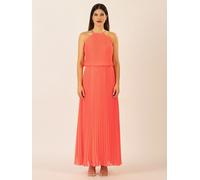 APART Plisseekleid in Koralle - Größe 44 | Damen Kleider