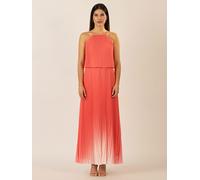 APART Plisseekleid in Koralle - Größe 44 | Damen Kleider