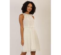 APART Plisseekleid in Weiß - Größe 46 | Damen Kleider