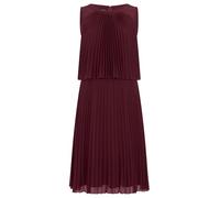 APART Plissiertes Chiffonkleid mit doppellagigem Oberteil,