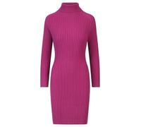 APART Rippenstrickkleid mit Rollkragen, lila, 38
