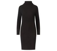 APART Rippenstrickkleid mit Rollkragen, schwarz, 42