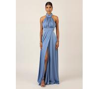 APART Satinkleid in Blau - Größe 40 | Damen Kleider