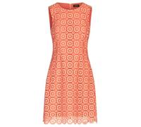 APART Spitzenkleid in Leichter A- Form aus Blüten Spitze, Koralle-Multicolor, 42