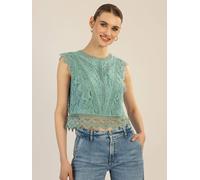 APART Spitzentop in Mint - Größe 46 | Damen Blusen