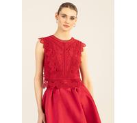 APART Spitzentop in Rot - Größe 40 | Damen Blusen