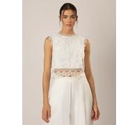 APART Spitzentop in Weiß - Größe 42 | Damen Blusen