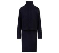 APART Strick-Set aus einem ärmllosen Kleid und einem Pullover, Nachtblau, 46