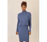 APART Strickkleid in Blau - Größe 38 | Damen Kleider