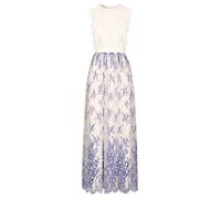 ApartFashion Damen Abendkleid Kleid, Creme-hellblau, 46 EU