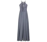 ApartFashion Damen Apart Abendkleid aus Spitze und Chiffon Special Occasion Dress, Jeansblau, L EU