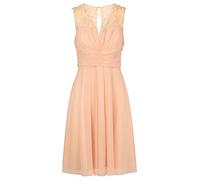 ApartFashion Damen Chiffonkleid Kleid, Apricot, 42 EU